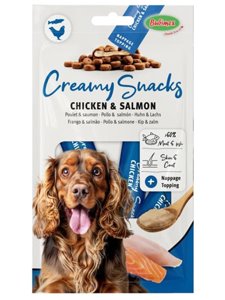 CREAMY DOG POLLO & SALMON 60 gr. (12 udes.)